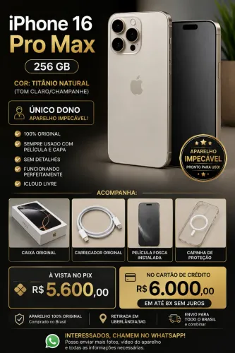 IPhone 16 pro max 256