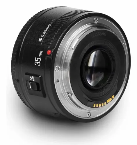 Lente Yongnuo YN 35mm f/2 Para Canon EF Com Foco Automático