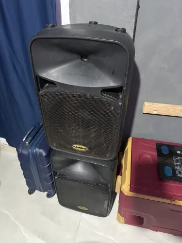 Kit caixa ativa samson auro 412