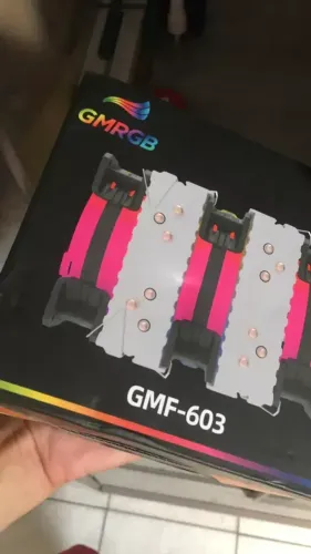  Air Cooler CPU GMRGB 603 INTEL AMD 6 Tubos De Calor 4PIN PWM