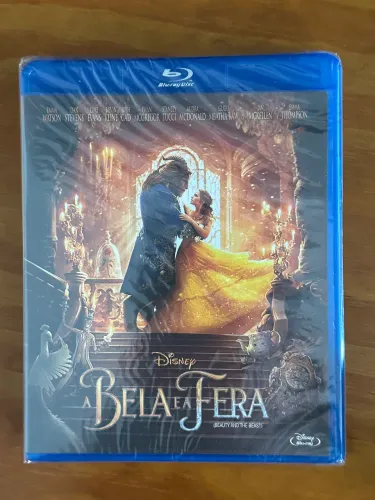 Bluray Disney a bela e a fera novo original lacrado