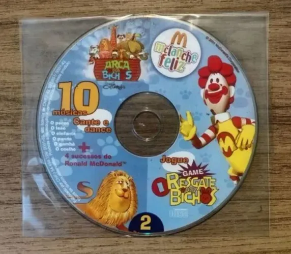 CD Arca dos Bichos MC Donald's de 2004
