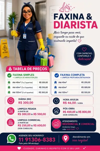 Faxineira e Diarista