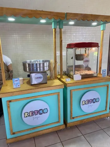 PIPOCA, ALGODÃO DOCE E PULA PULA