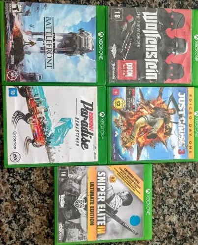 5 JOGOS XBOX ONE