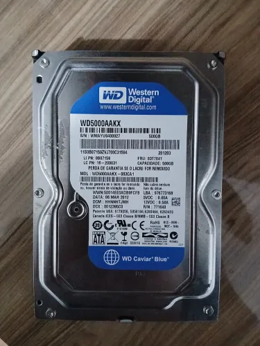 HD Interno Western Digital WD Blue 500GB