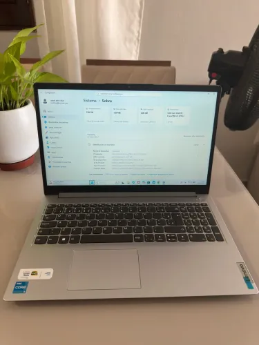 Notebook Lenovo IdeaPad 1i Intel Core i3 4GB RAM 256GB SSD 15,6? Windows 11