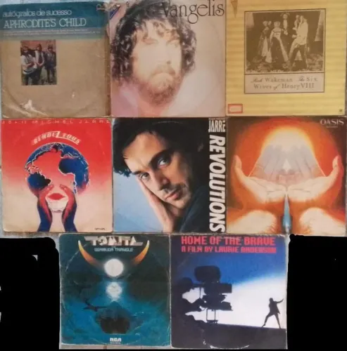 8 LPs Rock Progressivo, 1 duplo
