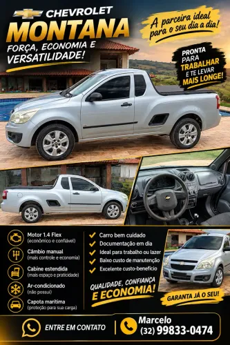 Chevrolet Montana LS 1.4 Econoflex 8V 2P 2012