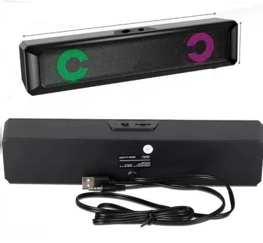 Caixa De Som Soundbar Psb P2 Tv Gamer Subwoofer Cel Led Pc