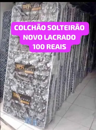 Colchão solteirão novo lacrado 100 reais