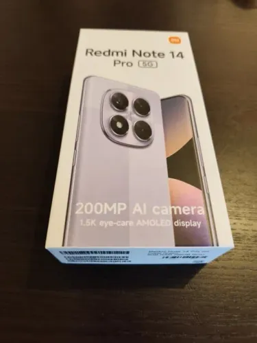 Vendo celular novo com uma 2 semanas de uso redmi note 14 pro 5g lilás