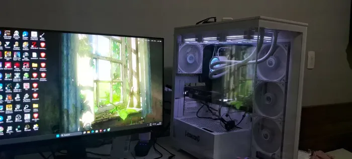 PC Gamer Completo Aquário + Monitor 144Hz - Ryzen 5 5600 | RTX 2060 Super | 16GB