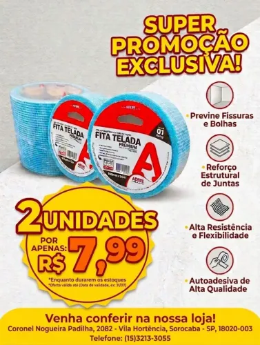 Fita auto colante Dry Wall