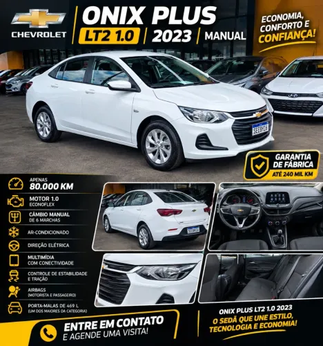 Chevrolet Onix Plus LT 1.0 12V Flex Mec. 4P 2023