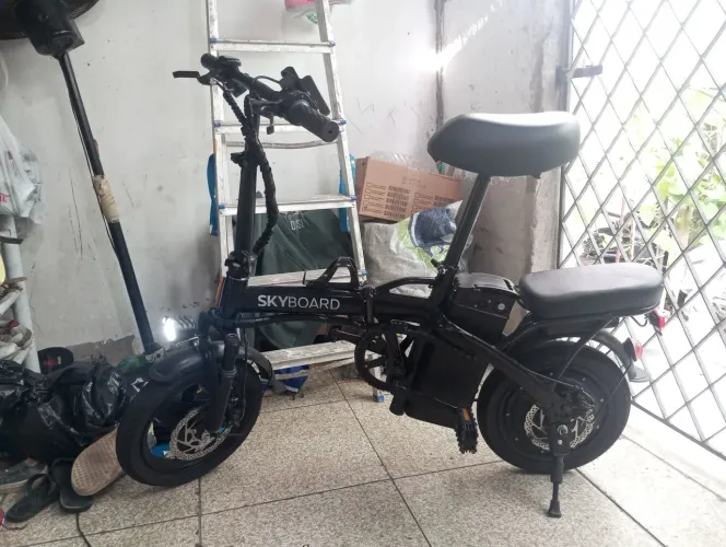 Bicicleta eletrica Dobrável para vender logo aceito cartão de crédito