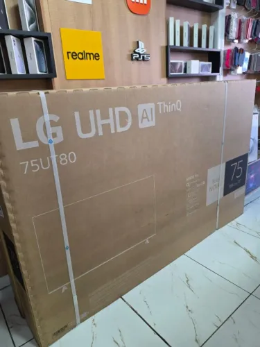 TV LG 75UT80 75, Lacrada Nacional, Nova. Loja Física, Garantia 1 Ano, Parcelamos