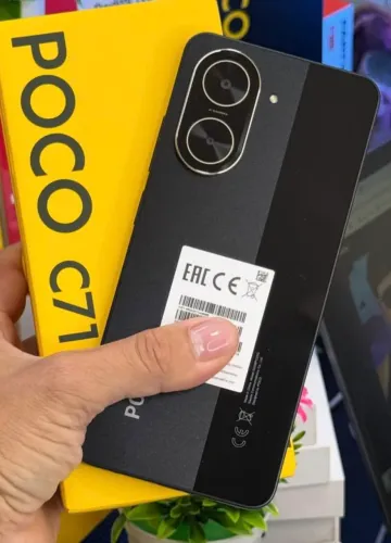 Telefone Novo Lacrado Versão Global - poco C71 - 128Gb/4Ram - Preto - Câmera top