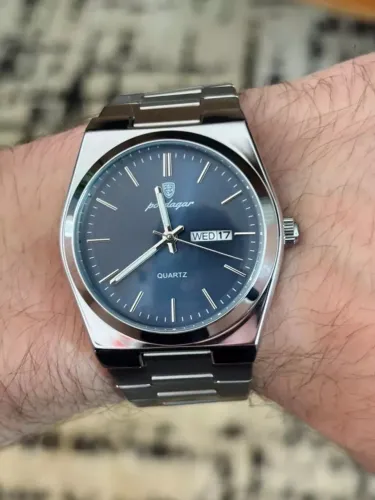 (Novos) Relógio Luxo Poedagar + Caixa e Ajustador (Pronta Entrega)