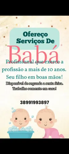 Ofereço serviços de babá.