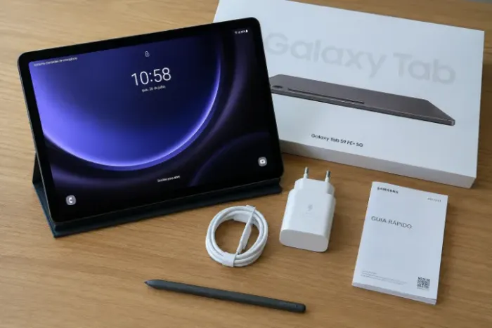 ? Galaxy Tab S9 FE+ 256GB + S Pen Original | Tela 12,4 - Impecável