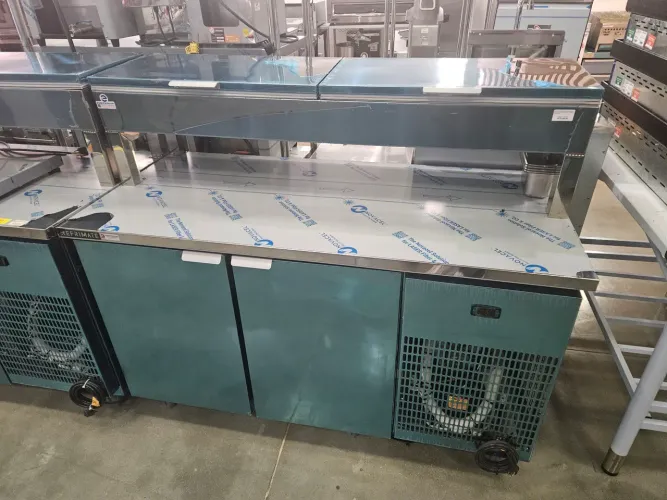balcão condimentador refrigerado de 1,50m - pronta entrega