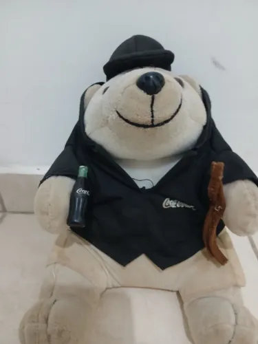 Urso dos anos 90 original da coca cola 