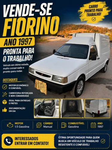 Fiat Fiorino Furgão 1.5 MPI / I.e. 1997
