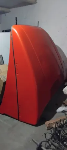 Defletor de ar para baú iveco stralis 