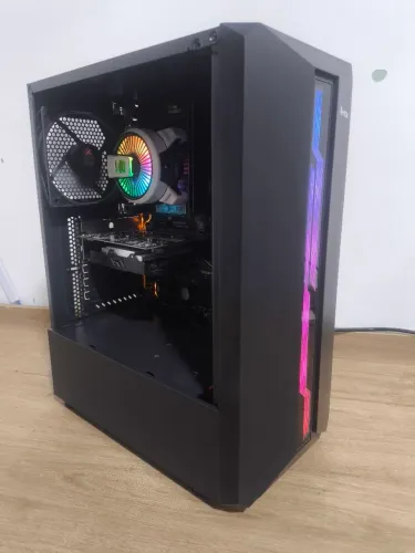 Pc Gamer, CPU, i5 7400, RX 550 (4Gb), 16 GB RAM, NVME 120 GB, SSD 120 GB, Fonte 500W