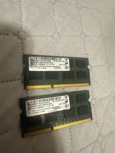 2x memória RAM DDR3 4gb (cada) notebook