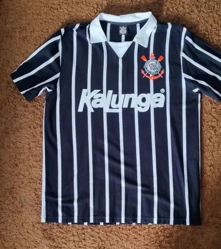 Promoção da semana! Camisa Corinthians retrô 1990 Kalunga GG original