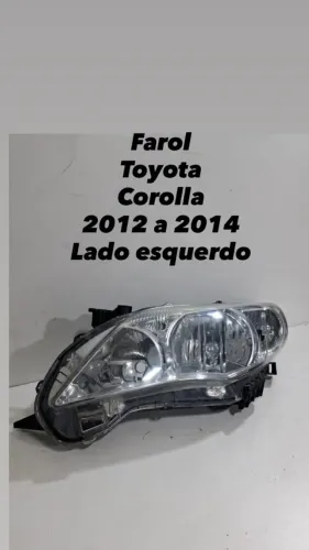 Farol Toyota Corolla 2012 2013 2014 Lado Esquerdo