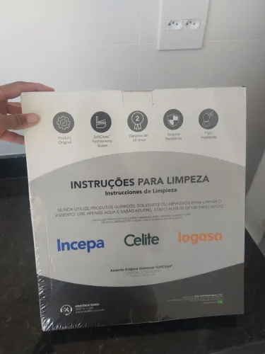 Tampa vaso sanitário soft close Celite