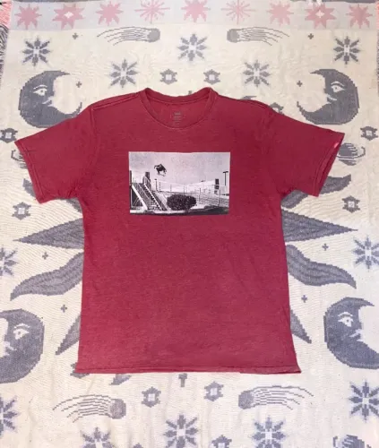 Camiseta Vans Vermelha Skate Original - Tam. G