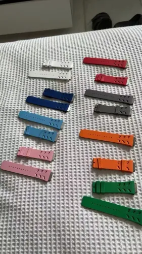 Pulseira Richard Mille 6702 top de borracha.