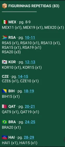 Figurinhas da Copa 2026