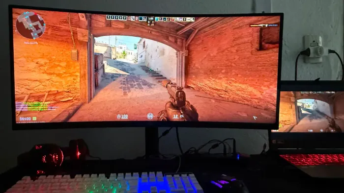 Monitor Curvo Ultra Wide 34" 165Hz Aitek DELTA - 34 POLEGADAS MONITOR TELA 