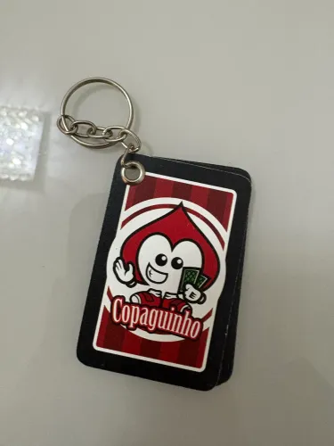 Chaveiro copag cartas de baralho copaguinho