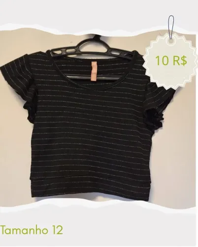 Roupas e calçados tamanho de 8 a 14 anos