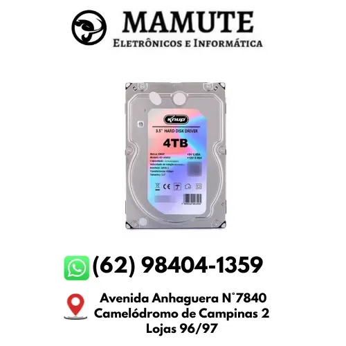 Hd Interno 4Tb Sata Pc Desktop 3.5'' Hard Disk Driver