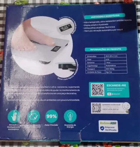 Balança digital de peso corporal