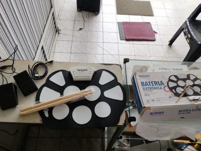 Bateria eletrônica ex bom