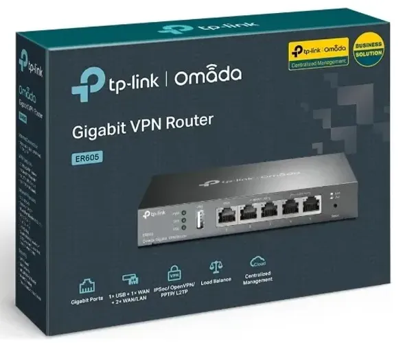Roteador Tp-link Load Balance Router Multi-wan Vpn Tl-er605