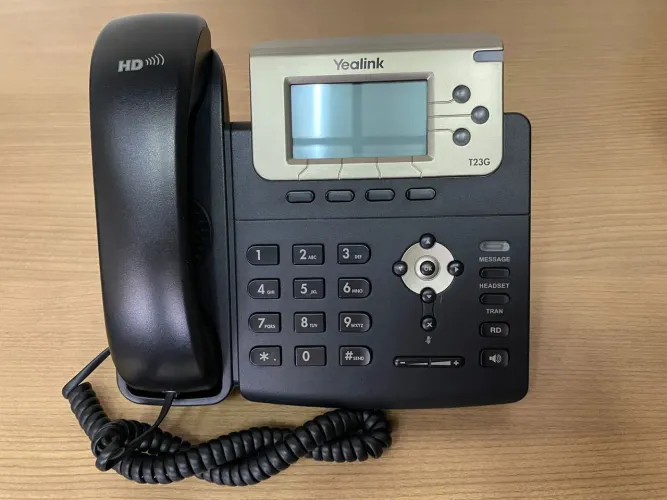 Telefone IP Yealink T23G Gigabit VoIP Corporativo