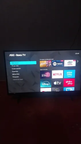 Tv 32 polegadas smart AOC tem caixa ainda