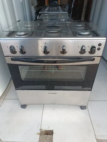 Fogao Esmaltec 5 bocas manual inox zerado muito bem conservado!