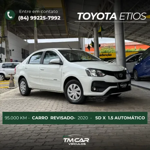 Toyota Etios X Sedan 1.5 Flex 16V 4P Aut. 2020
