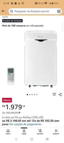 Ar condicionado portátil