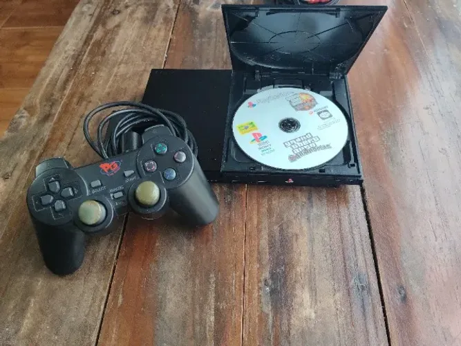 Playstation 2 Slim com leitor funcionando(Oportunidade)